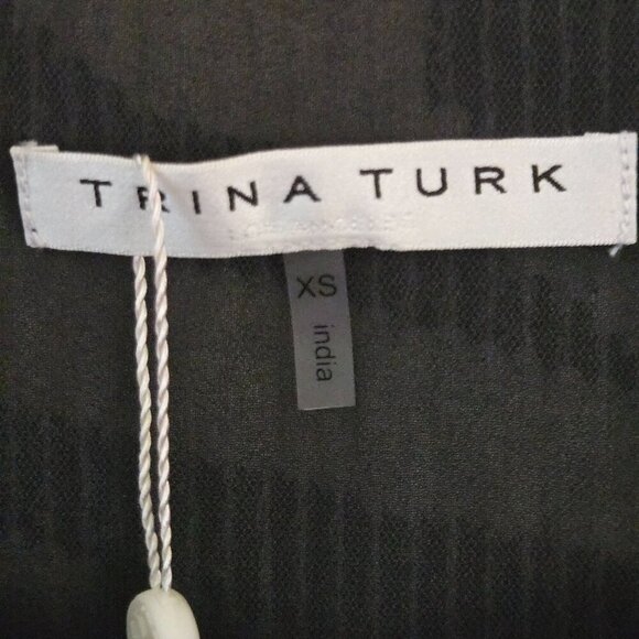 Trina Turk NWT Zebra Print Fully Sequined Designer Top Size XS - Picture 6 of 7